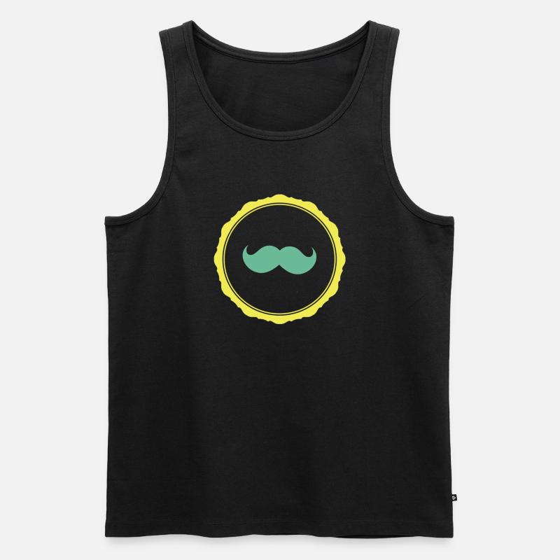 Feel the Schnuuutz - Männer Premium Bio Tank Top - Schwarz