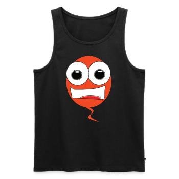 Wurm - Männer Premium Bio Tank Top - Schwarz - Vorne - Michal (187cm)