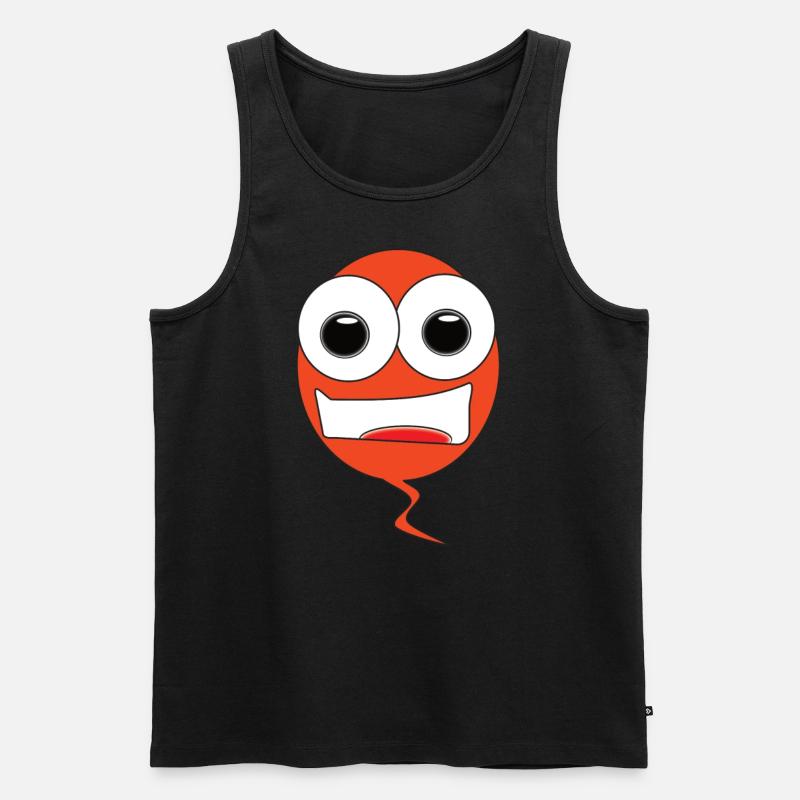 Wurm - Männer Premium Bio Tank Top - Schwarz