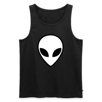 Alien - Débardeur bio Premium Homme - noir - Devant - AI Model Male 178 light (178cm)