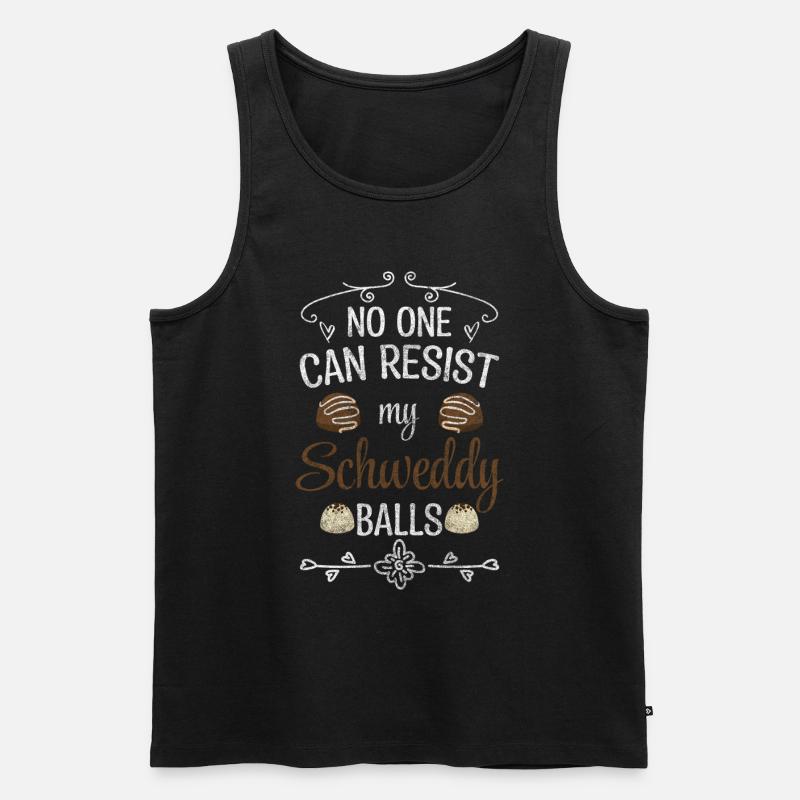 Dessert Kuchen Cookie Törtchen - Männer Premium Bio Tank Top - Schwarz