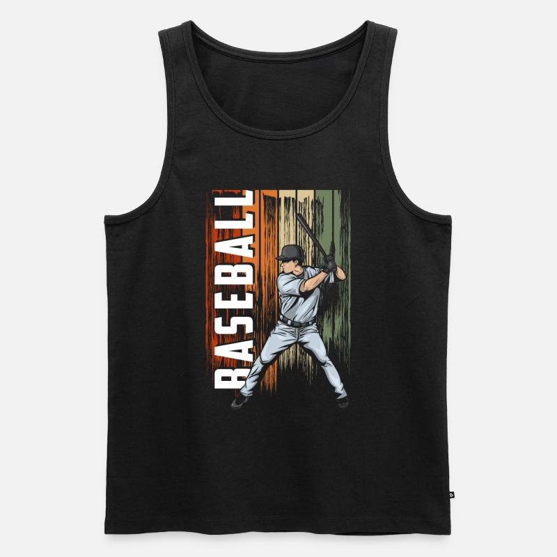 Baseball Mannschaft Team - Männer Premium Bio Tank Top - Schwarz