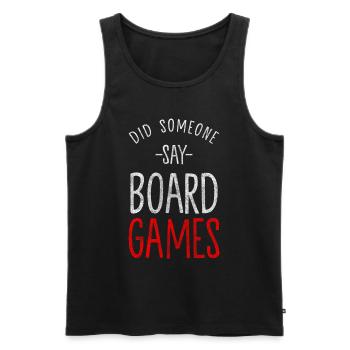 Board Game Roleplayer - Men's Premium Organic Tank Top - black - Front - AI Model Male 178 light (178cm)