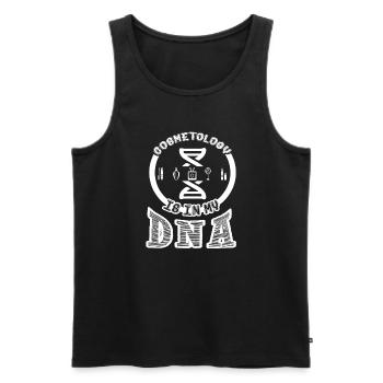 Cosmetologist Cosmetology Is In My DNA - Men's Premium Organic Tank Top - black - Front - Michal (187cm)