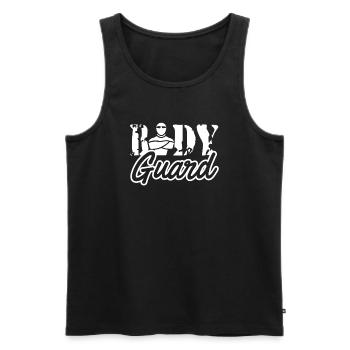 Body Guard Proud To Be Body Guard - Men's Premium Organic Tank Top - black - Front - AI Model Male 178 light (178cm)