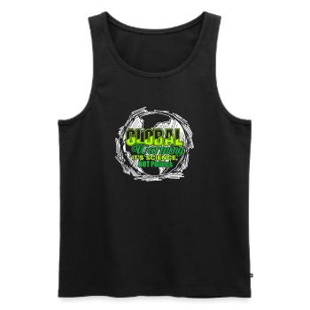 Earth Day Global Warming Is Science - Men's Premium Organic Tank Top - black - Front - Michal (187cm)