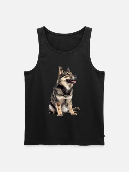 Vallhund Sapa suédois - Débardeur bio Premium Homme - noir