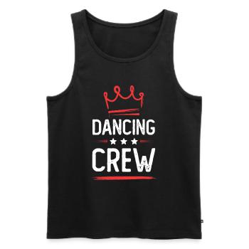 Dancing Crew - Männer Premium Bio Tank Top - Schwarz - Vorne - Michal (187cm)