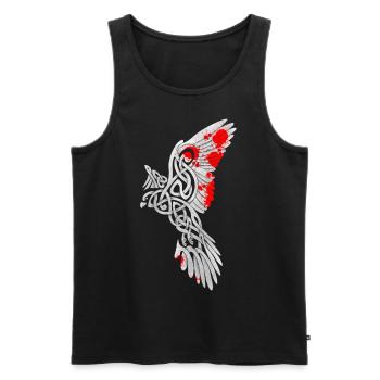 Bloody Svarog - Männer Premium Bio Tank Top - Schwarz - Vorne - AI Model Male 178 light (178cm)