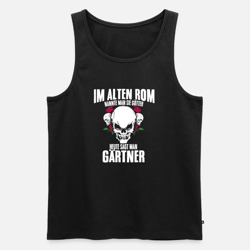 gärtner - Männer Premium Bio Tank Top - Schwarz