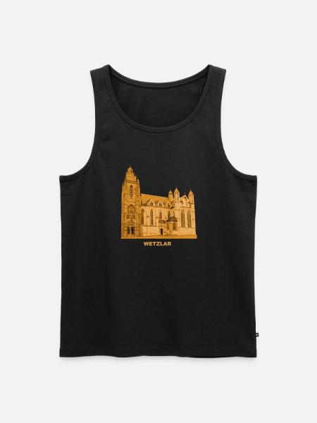 Wetzlar Dom Hessen - Männer Premium Bio Tank Top - Schwarz
