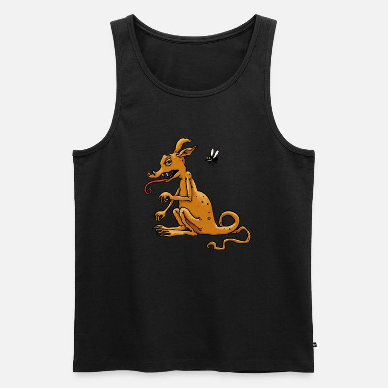 Ulkiges Viech - Männer Premium Bio Tank Top - Schwarz