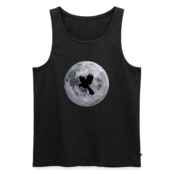birdsky - Männer Premium Bio Tank Top - Schwarz - Vorne - Michal (187cm)