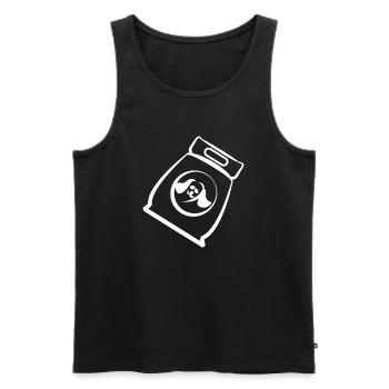 DOG CAT PET - Men's Premium Organic Tank Top - black - Front - Michal (187cm)