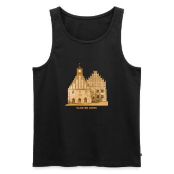 Zinna Kloster Jüterbog Teltow Brandenburg - Männer Premium Bio Tank Top - Schwarz - Vorne - AI Model Male 178 light (178cm)