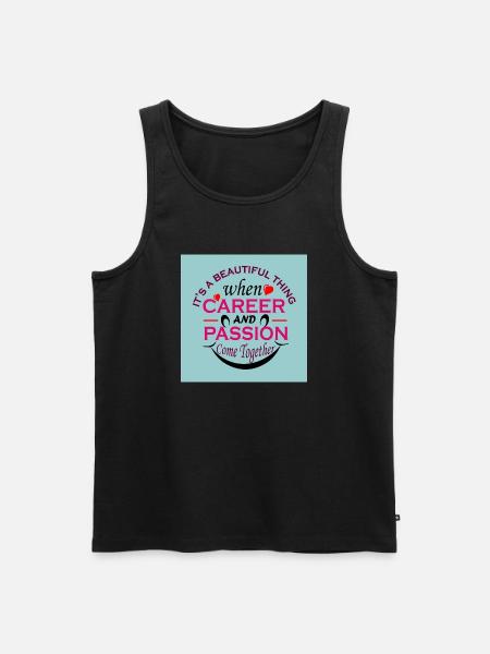 Nurse T shirt design - Men's Premium Organic Tank Top - black