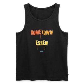 Home Town Essen 2 - Männer Premium Bio Tank Top - Schwarz - Vorne - AI Model Male 178 light (178cm)