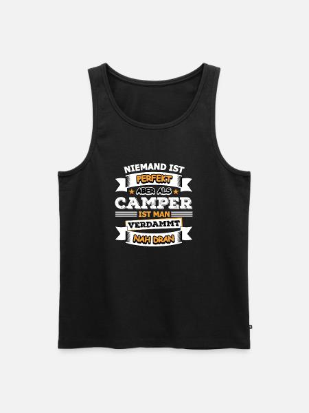 Camper - Männer Premium Bio Tank Top - Schwarz