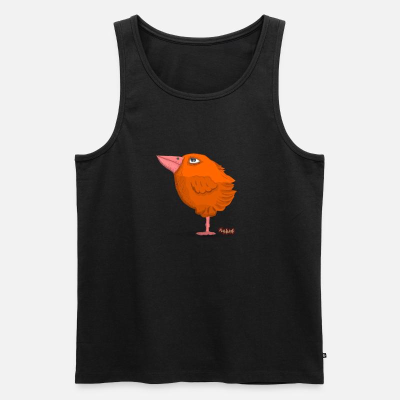 Karlheinz Vogelkluft - Männer Premium Bio Tank Top - Schwarz
