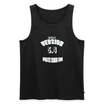 Birthday54 - Männer Premium Bio Tank Top - Schwarz - Vorne - Michal (187cm)