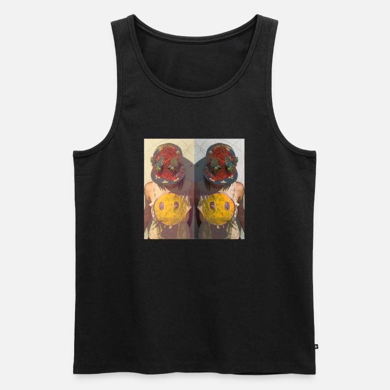 Daskind00 - Männer Premium Bio Tank Top - Schwarz