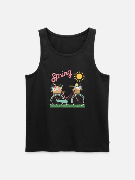 Frülingserwachen - Männer Premium Bio Tank Top - Schwarz