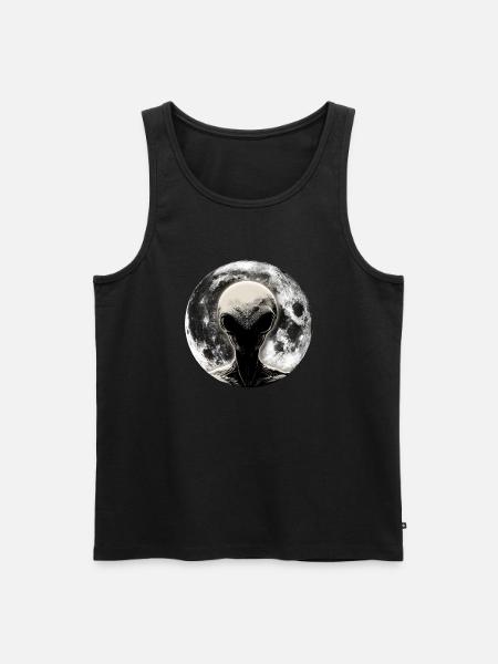 Alien Moonlight - Men's Premium Organic Tank Top - black