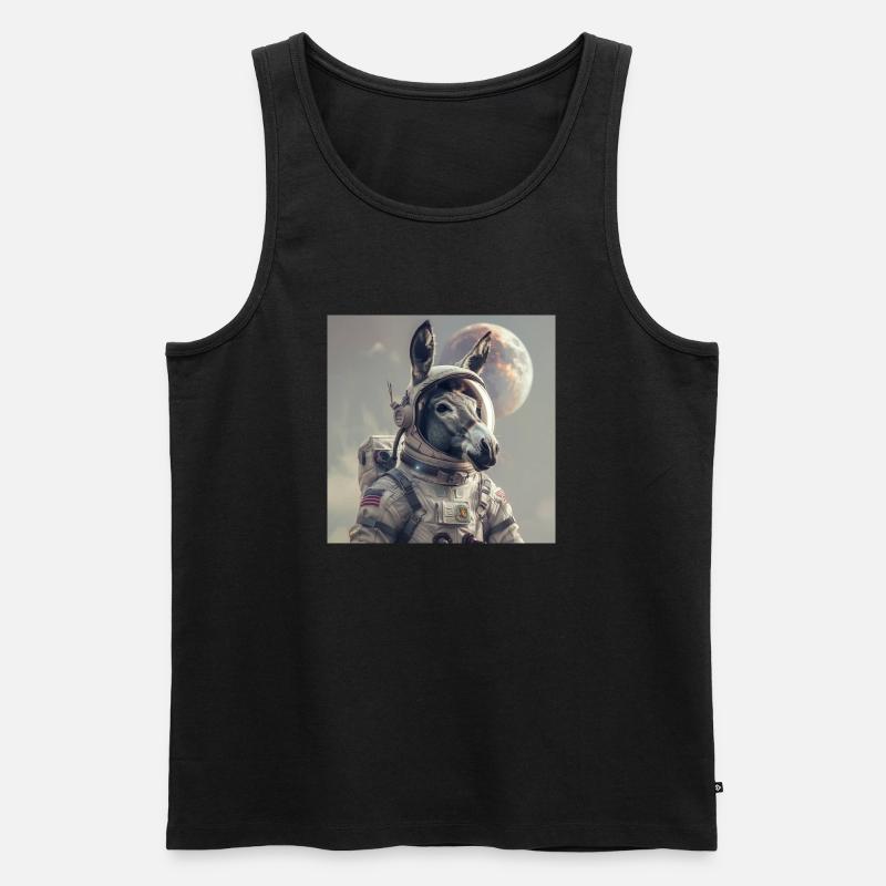 Esel - Männer Premium Bio Tank Top - Schwarz