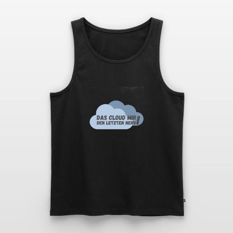 Das cloud mir den letzten Nerv Männer Premium Bio Tank Top