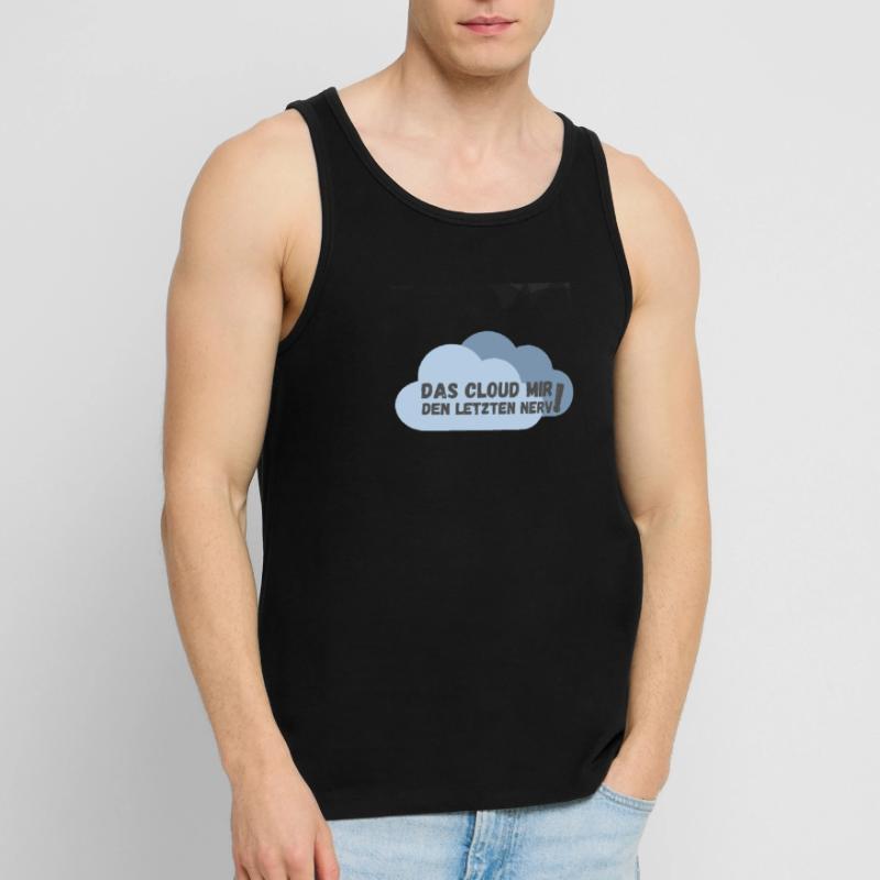 Das cloud mir den letzten Nerv Männer Premium Bio Tank Top