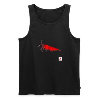 1000182176 - Men's Premium Organic Tank Top - black - Front - AI Model Male 178 light (178cm)