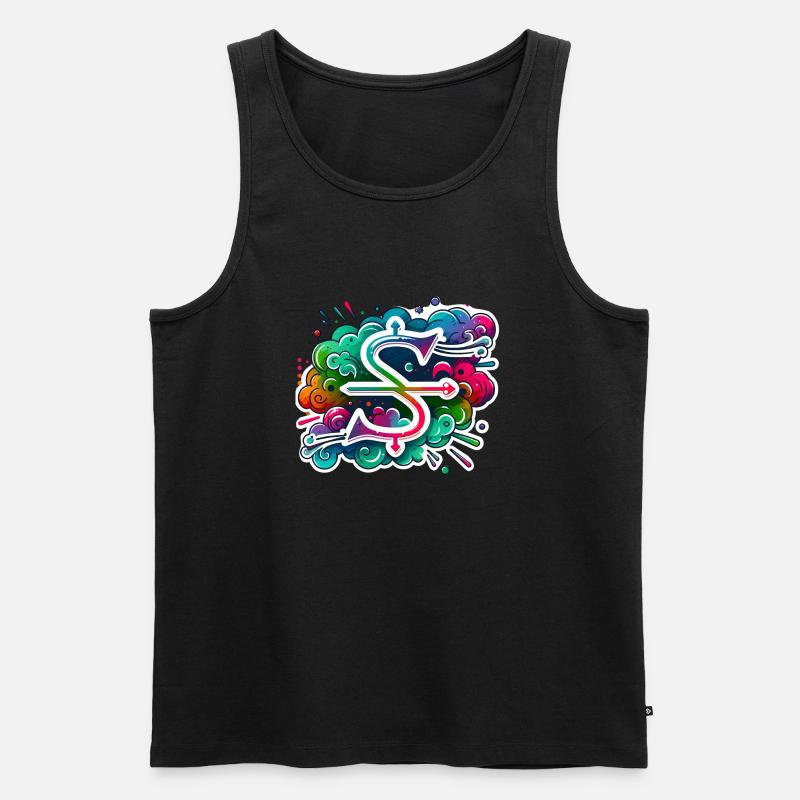 Zodiac Sagittarius - Men's Premium Organic Tank Top - black