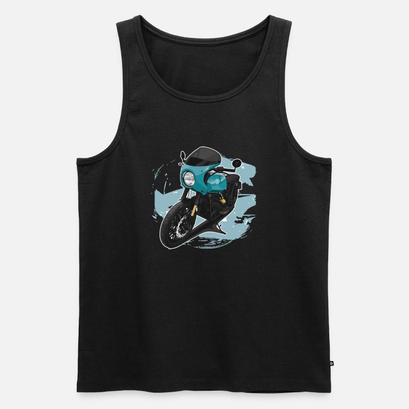Bobber // Custom // Motorrad - Männer Premium Bio Tank Top - Schwarz