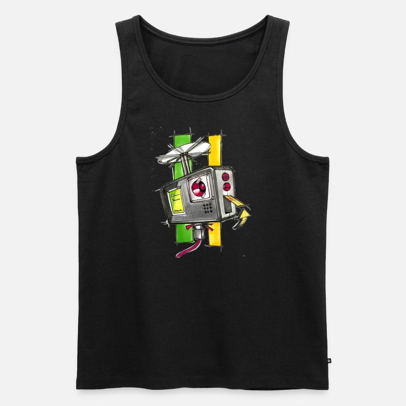 GoPro - Männer Premium Bio Tank Top - Schwarz