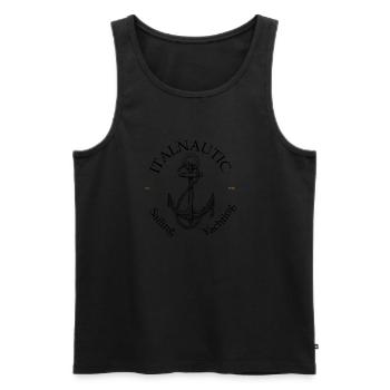 ITALNAUTIC sailing & yachting club 1986 - Männer Premium Bio Tank Top - Schwarz - Vorne - Michal (187cm)
