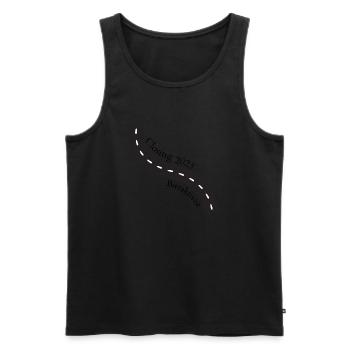 Bieraktivist! Party, Mallorca, Karneval, JGA! - Männer Premium Bio Tank Top - Schwarz - Vorne - Michal (187cm)