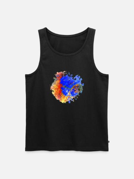 "ExON" by Acryl Gallery & Design - Men's Premium Organic Tank Top - black
