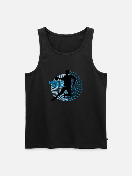 HANDBALL Strudel Handballer - Men's Premium Organic Tank Top - black