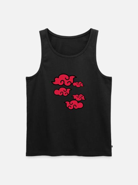 Clouds - Men's Premium Organic Tank Top - black
