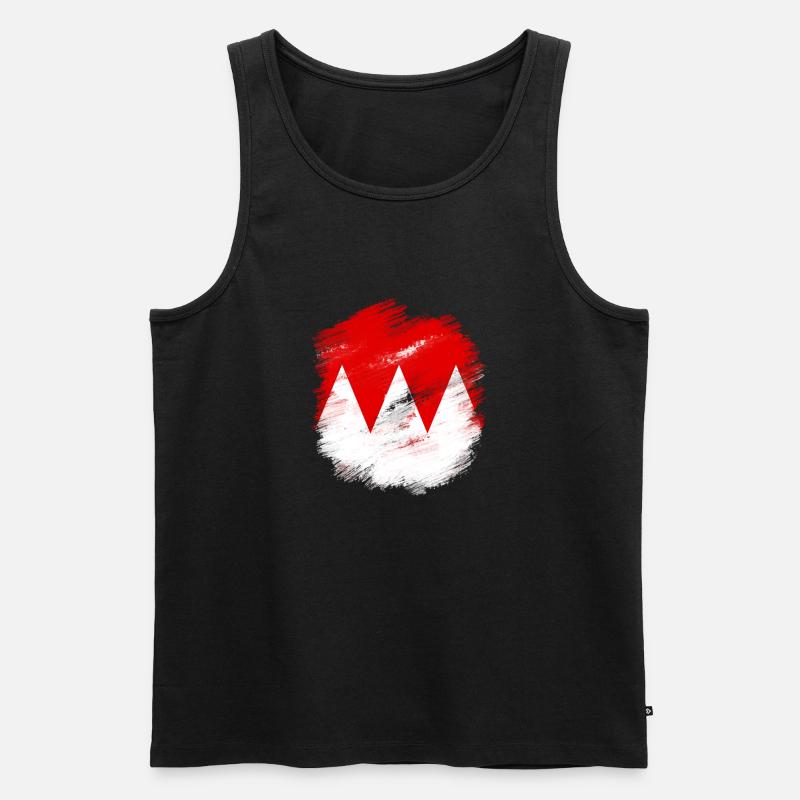 Franken - Männer Premium Bio Tank Top - Schwarz
