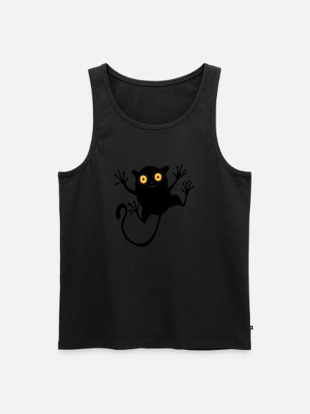 Koboldmaki (für Kinder) - Männer Premium Bio Tank Top - Schwarz
