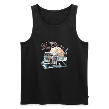 ikarus bus ddr ossi ost - Männer Premium Bio Tank Top - Schwarz - Vorne - AI Model Male 178 light (178cm)