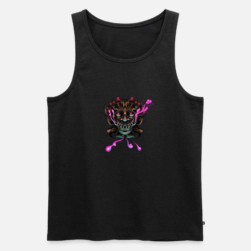 Dämon - Männer Premium Bio Tank Top - Schwarz