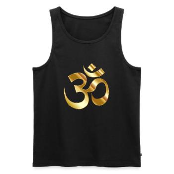 OM 3322437 1280 - Männer Premium Bio Tank Top - Schwarz - Vorne - Michal (187cm)