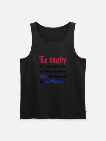 intelligent - Débardeur bio Premium Homme - noir