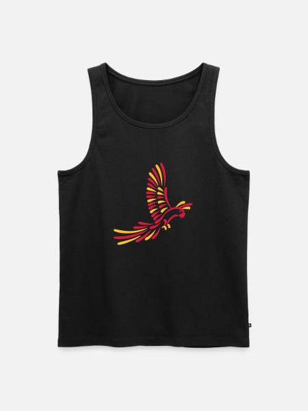 Papagei - Männer Premium Bio Tank Top - Schwarz