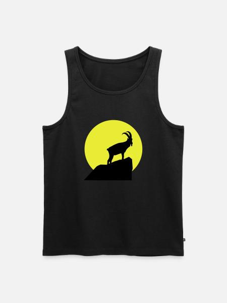 Sternzeichen Steinbock - Männer Premium Bio Tank Top - Schwarz