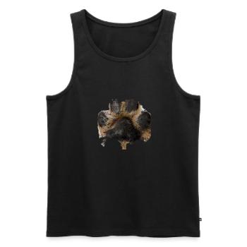 l’arbre de la vie - Débardeur bio Premium Homme - noir - Devant - Michal (187cm)