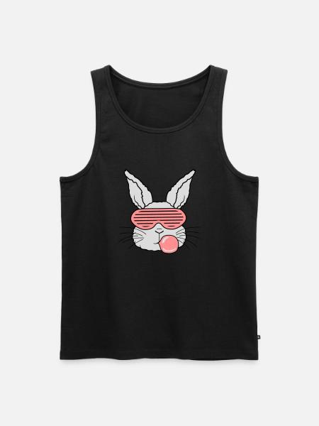 Chewing gum bubble cool - Men's Premium Organic Tank Top - black