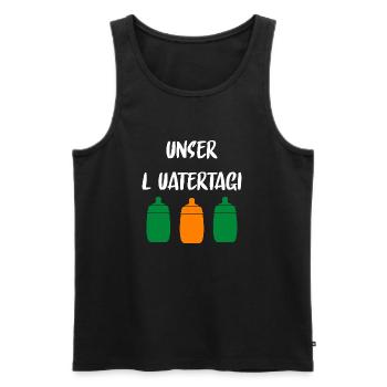 Pregnancy Baby Shower Babyshower Boy Girl - Men's Premium Organic Tank Top - black - Front - Michal (187cm)